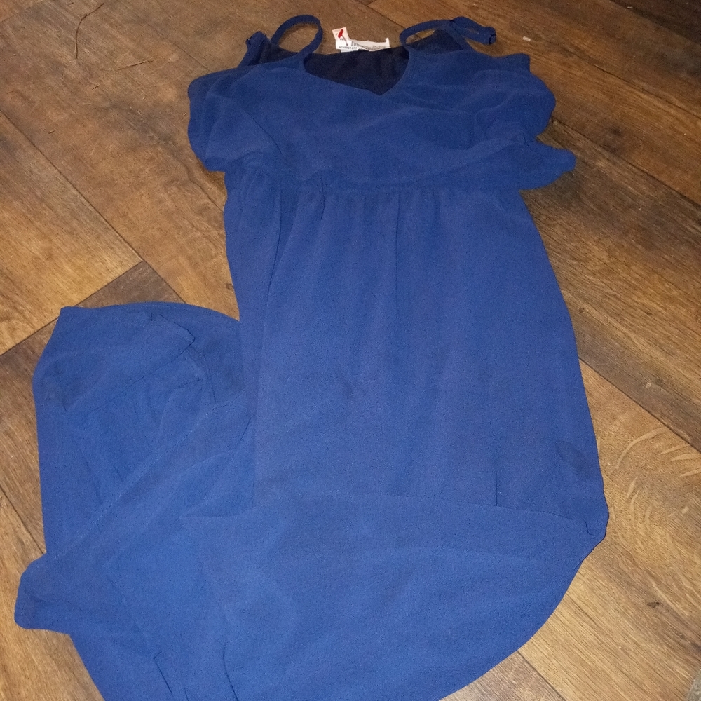 Blue dress